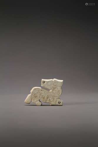 An ancient Chinese animal jade ornament