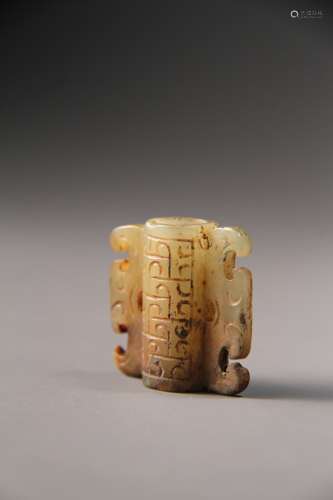 An ancient Chinese jade ornament