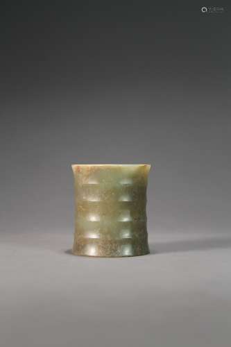 An ancient Chinese green quality jade