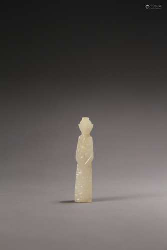 An ancient Chinese figure jade ornament