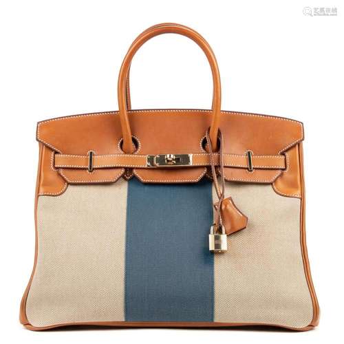 HERMÈS, LIMITED EDITION BIRKIN 35 FLAG BAG