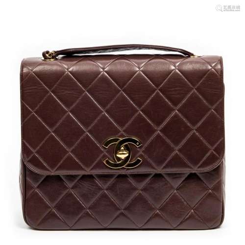 CHANEL, JUMBO XL SQUARE SINGLE FLAP BAG