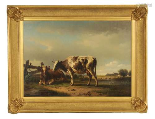 AFTER THOMAS SYDNEY COOPER A 19TH CENTURY OIL ON CANVAS