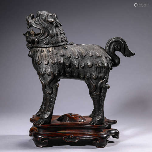 Bronze Lion Censer