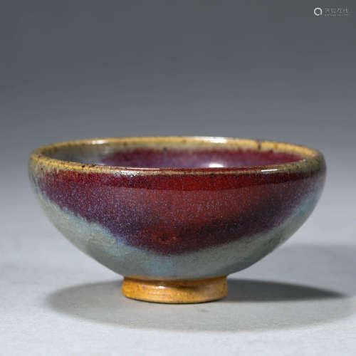 Jun Ware Red-Splashed Cup