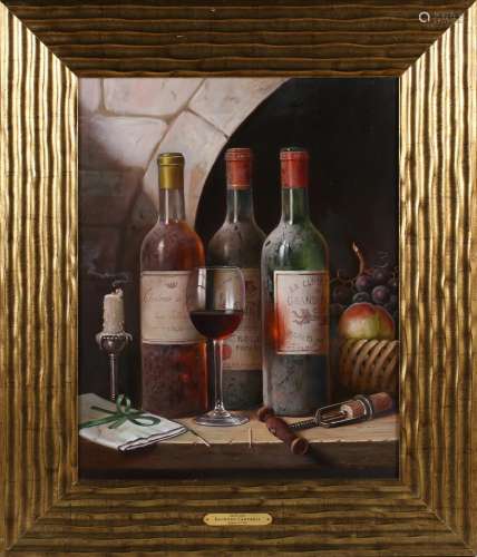 Raymond Campbell - Still Life with Wine Bottles