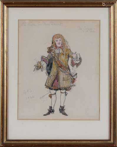 Alexandre Benois - 'Un Seigneur à la Cour' (Costume Design f...