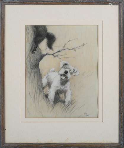 Cecil Aldin - 'It's a Lucky thing that Dogs Can't Climb' (Fo...