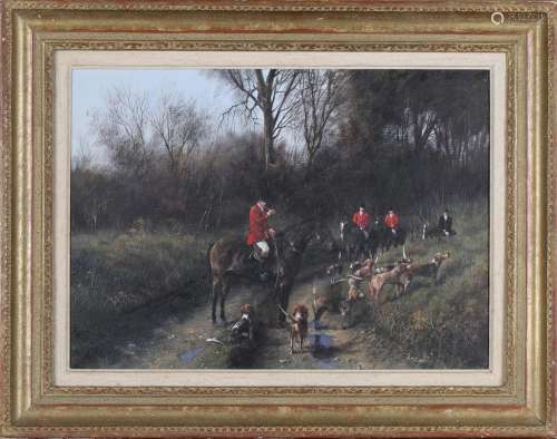 Clive Madgwick - 'Putting Hounds to Draw' (Fox Hunting Scene...