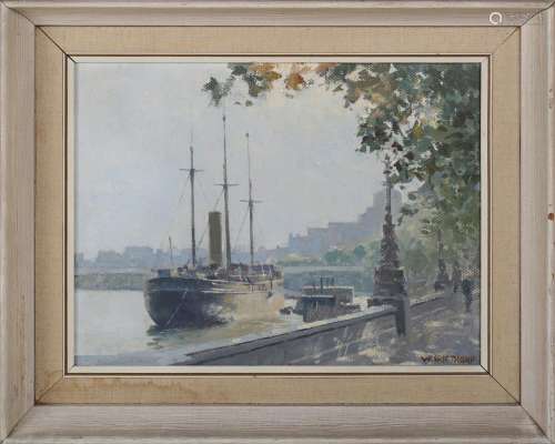 William Eric Thorpe - 'The Discovery on the Embankment'