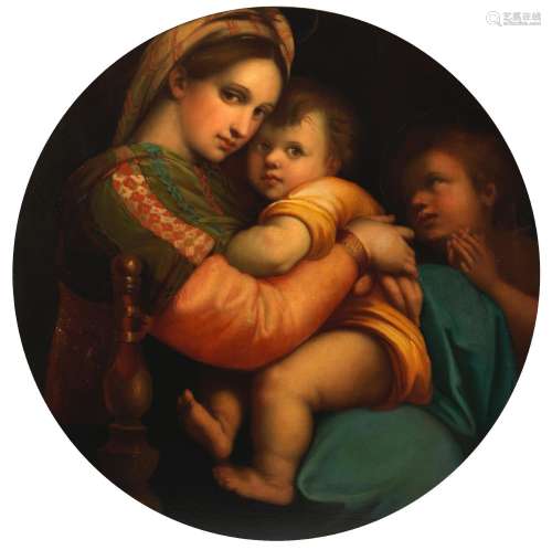 After Raphael (Italian, 1483-1520) Madonna della Sedia frame...