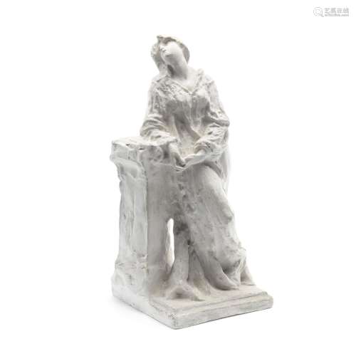 【*】Giuseppe Grandi (Italian, 1843-1894) A plaster maquette o...