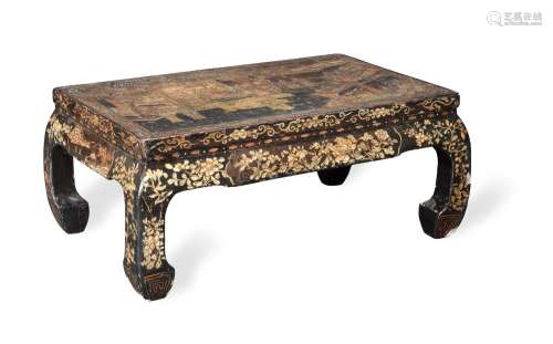 【TP】A Chinese Coromandel lacquer low table the 18th century ...