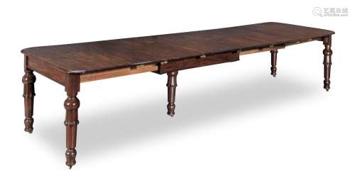 【TP】A long and impressive William IV mahogany extending dini...