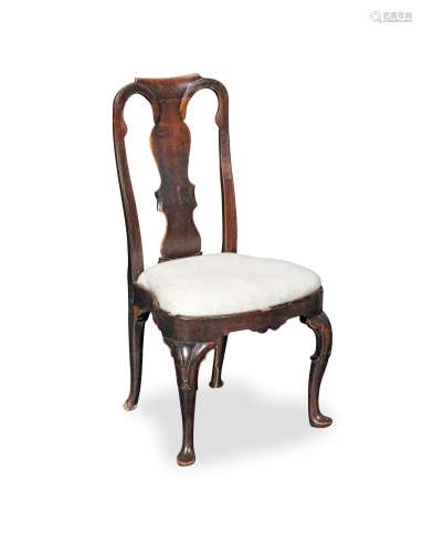 【TP】A George I walnut side chair