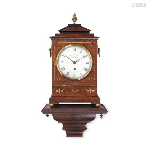 【TP】A second quarter 19th century brass inlaid and mounted m...