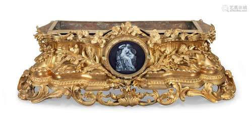 【TP】A mid 19th century French gilt bronze and Pâte-sur-pâte ...