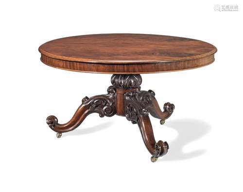 【TP】An early Victorian mahogany breakfast or centre table