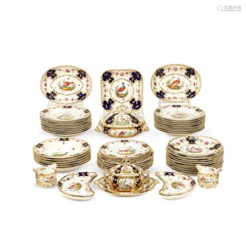 【TP】A rare Copeland 'Mecklenburg' pattern porcelain part din...