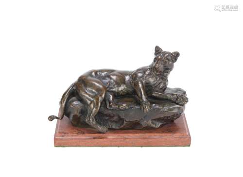 Charles Valton (French, 1851-1918) A patinated bronze model ...