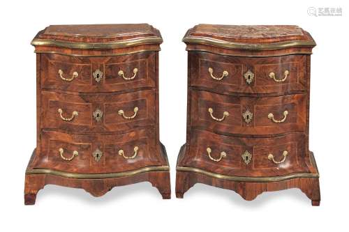 【TP】A pair of German 18th century ormolu and brass mounted r...