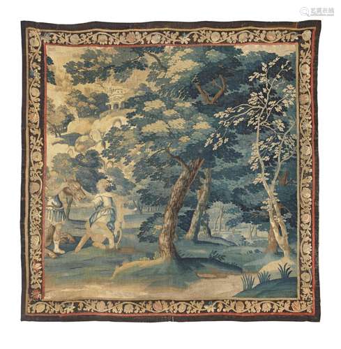 【TP】A mythological tapestry fragment probably Aubusson, late...