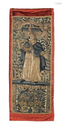 【TP】A charming tapestry fragment  16th century 124cm x 51cm
