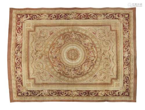 【TP】An attractive Aubusson carpet late 19th century 465cm x ...