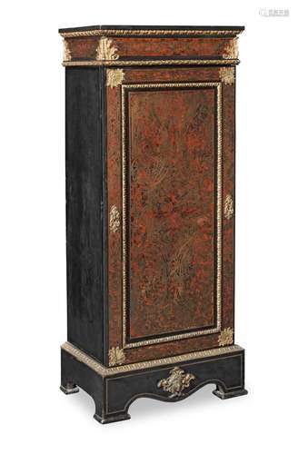 【TP】A Napoleon III ormolu mounted tortoiseshell and brass 'B...