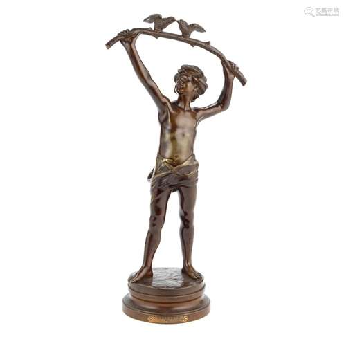 【TP】Henri Etienne Dumaige (French, 1830-1888) A patinated br...