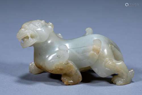 Ancient Chinese Hetian Jade Kylin