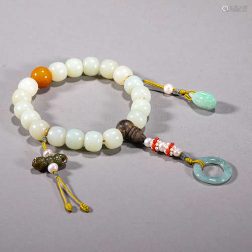 Carved Jade Hand String