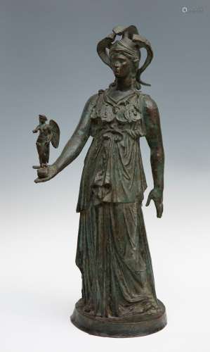 Pallas Athena; France, Grand Tour, 19th century.Bronze.Subse...