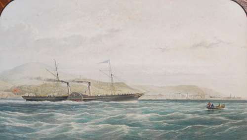 19th century British School Maritime interest - The Manx Fai...
