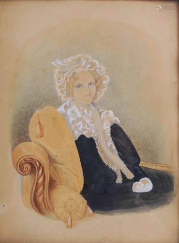 18th / 19th Century British School Half length portrait of M...