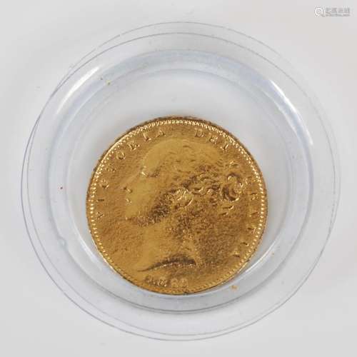 A Victorian gold sovereign, dated 1853