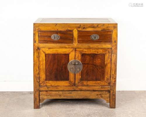 A Chinese cabinet, 39 x 35 1/2 x 16 in. (99 x 90 x 40.5 cm)