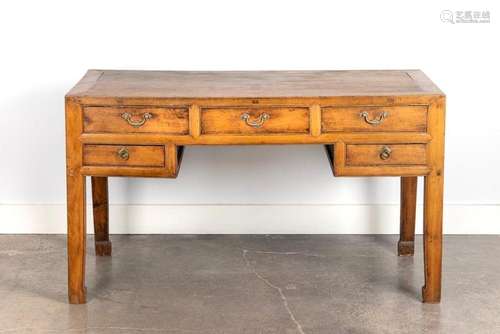 A Chinese provincial rectangular desk, 32 x 55 1/2 x 22 1/2 ...