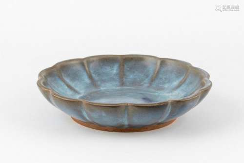 A Chinese Song type flower form shallow bowl, 7 1/4 in. (18 ...