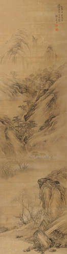 ？～1721 武丹 1699年作 春江好景图 设色绢本 立轴