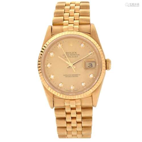 Rolex Datejust 18K