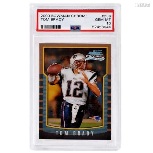 Tom Brady Rookie Card PSA 10