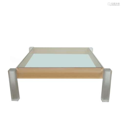 Hollywood Regency Style Lucite Coffee Table