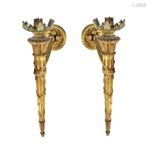 Pair of Louis XVI Style Sconces