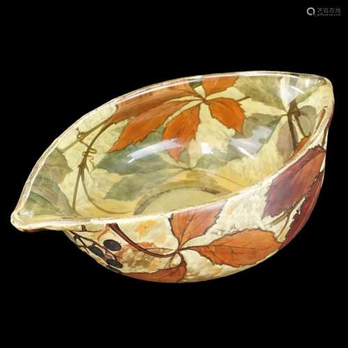 Legras Cameo Glass Bowl