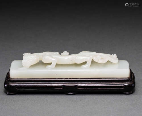 Qing Dynasty Jade town ruler in Hetian, China