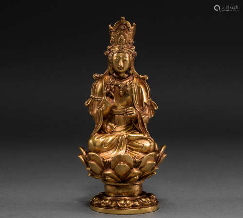 Chinese gold Buddha statue