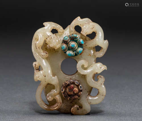 Chinese Hetian jade pendant