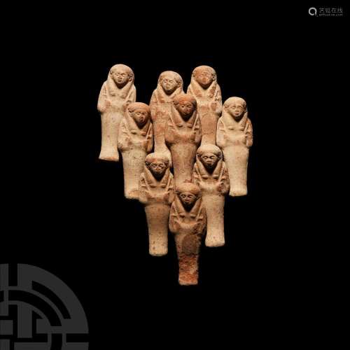 Egyptian Terracotta Shabti Collection
