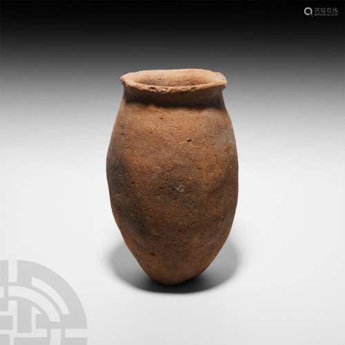 Large Egyptian Predynastic Terracotta Jar